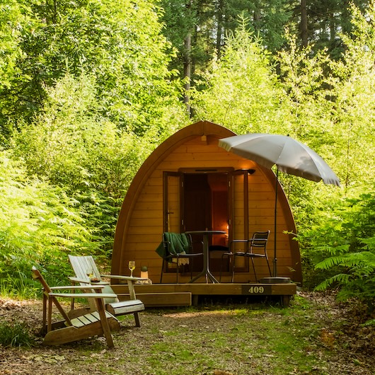 Overnachting Veluwe in Luxe Pod