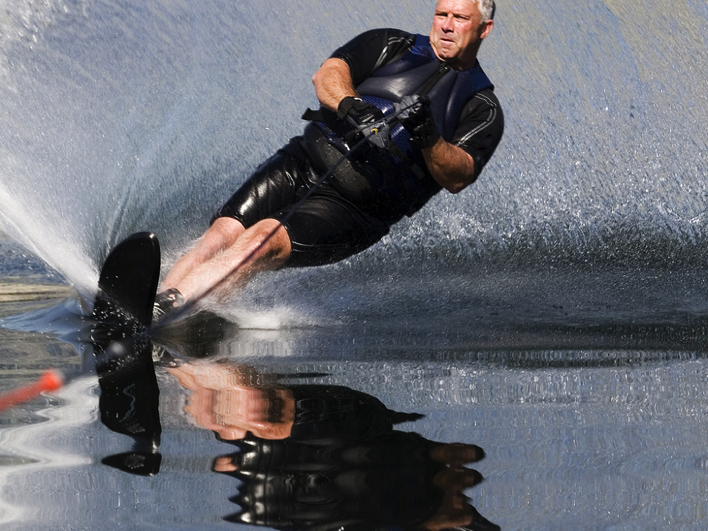 Waterskiën op het Veerse Meer