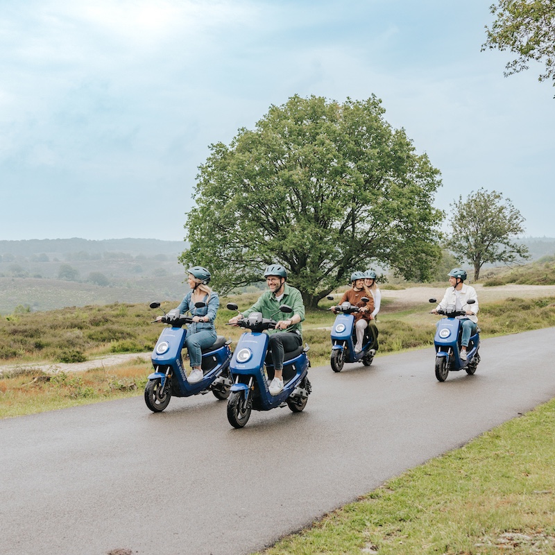 Elektrisch scooteren over de Veluwe