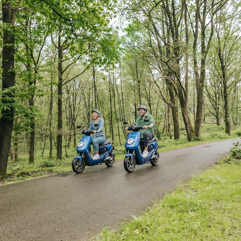 Elektrisch scooteren over de Veluwe