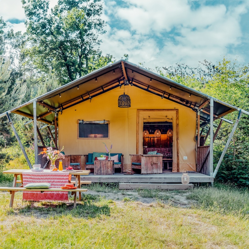 Overnachting Veluwe in Lodgetent XL